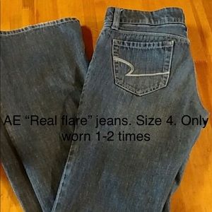 American Eagle “Real Flare” jeans